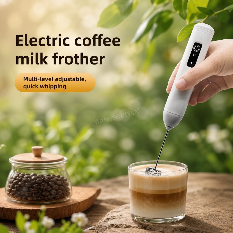 Portable Blender Usb Rechargeable - خلاط كهربائي محمول لصنع رغوة الحليب،