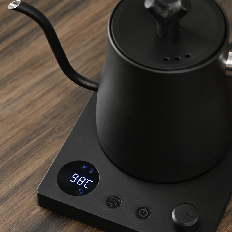 Electric Kettle Temperature Control - غلاية كهربائية بعنق الإوزة سعة 1000