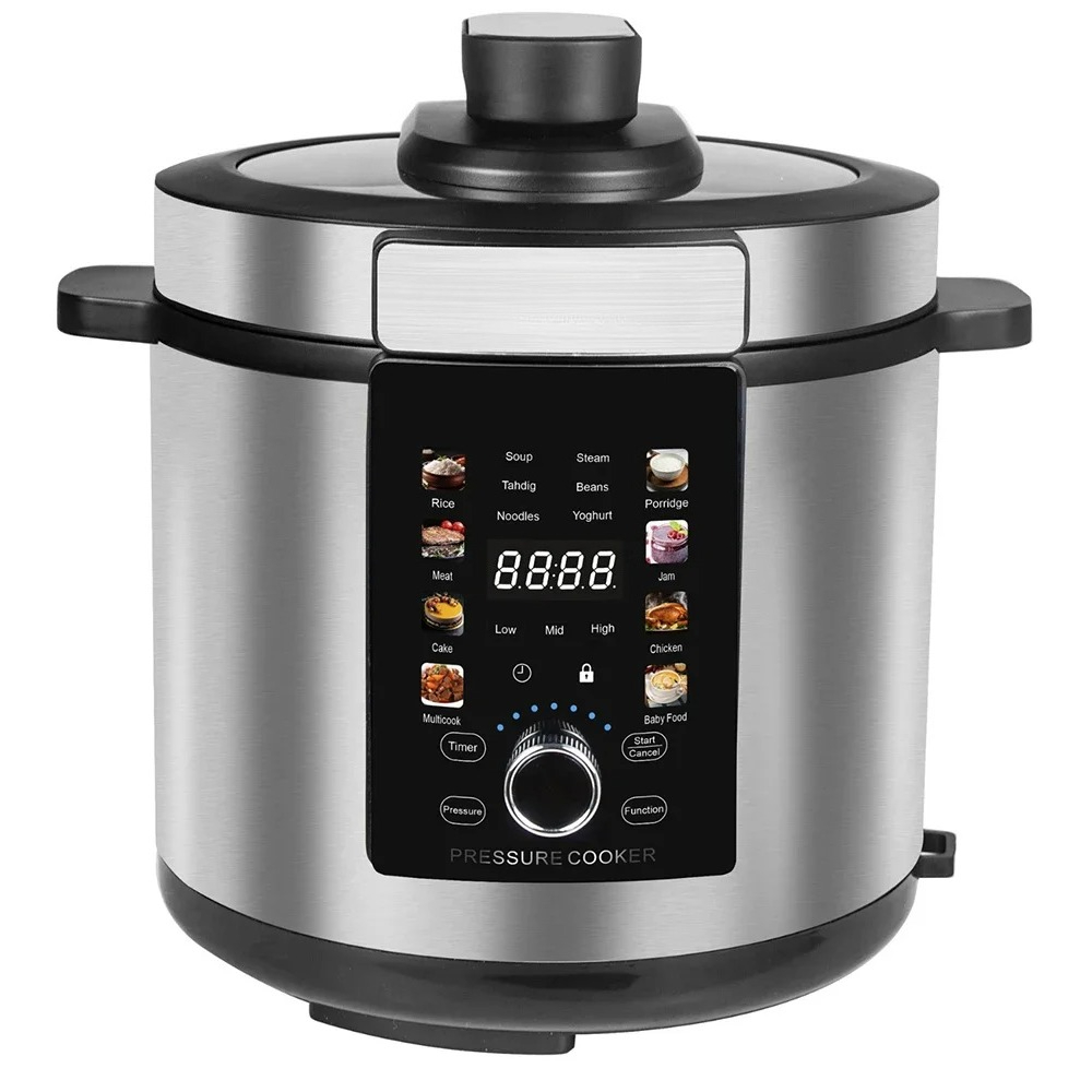Smart Instant Pressure Cooker - طنجرة ضغط من الفولاذ المقاوم للصدأ،