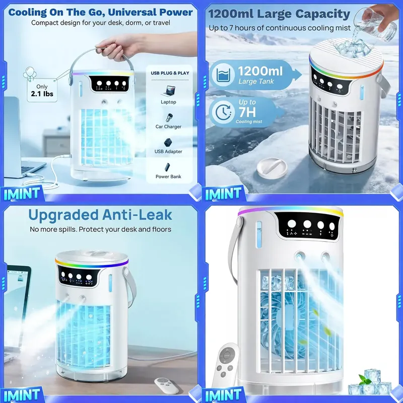 Air Conditioners - مكيف هواء محمول، مروحة تبريد شخصية