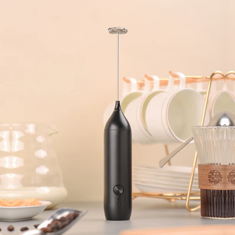 Portable Blender Usb Rechargeable - رغوة الحليب الكهربائية، رغوة القهوة، USB-C،