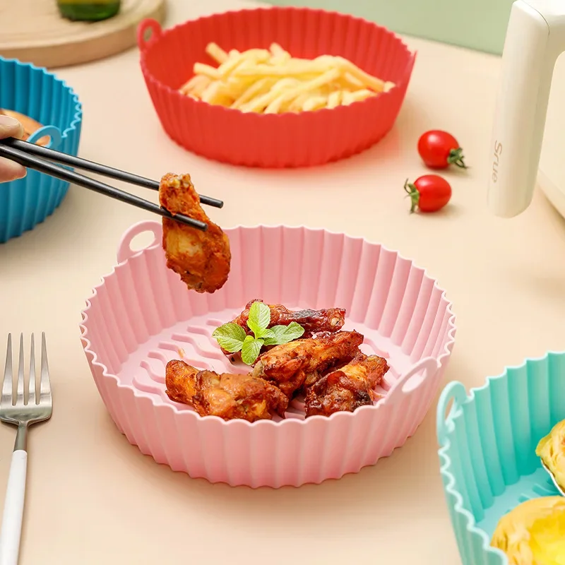 Air Fryer Silicone Pot Liner - ورق خبز للقلاية الهوائية، حصيرة سيليكون