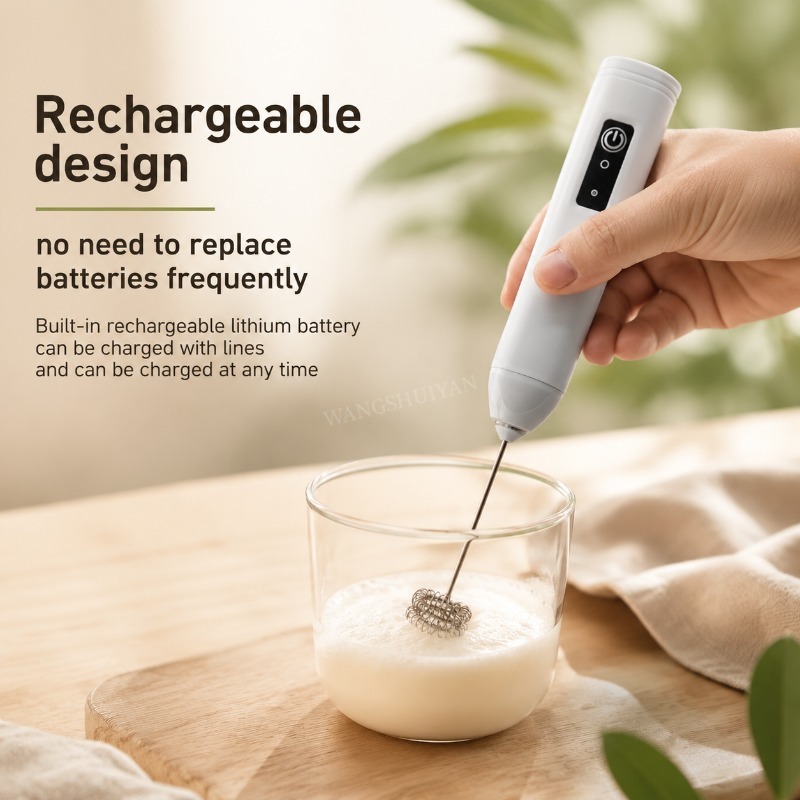 خلاط كهربائي محمول لصنع رغوة ا - مراجعة Portable Blender Usb Rechargeable وسعره