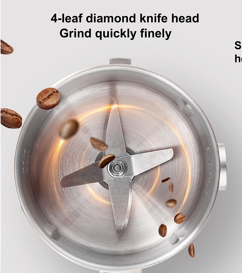 طاحونة كهربائية من الفولاذ الم - مراجعة Coffee Bean Grinder Electric وسعره