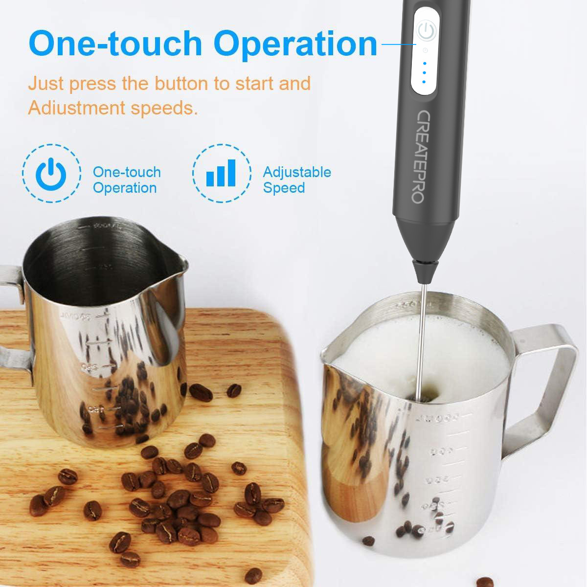 جهاز رغوة الحليب القابل لإعادة - مراجعة Electric Milk Frother Handheld وسعره