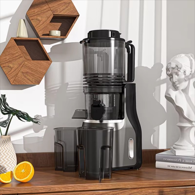 شلال تغذية كبيرة سعة 500 مل، ع - مراجعة Electric Slow Juicer Cold Press وسعره