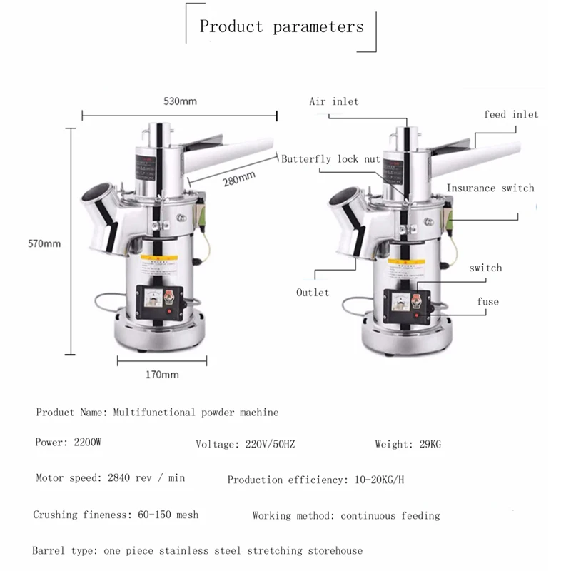 مطحنة قهوة كهربائية متعددة الو - مراجعة Coffee Bean Grinder Electric وسعره