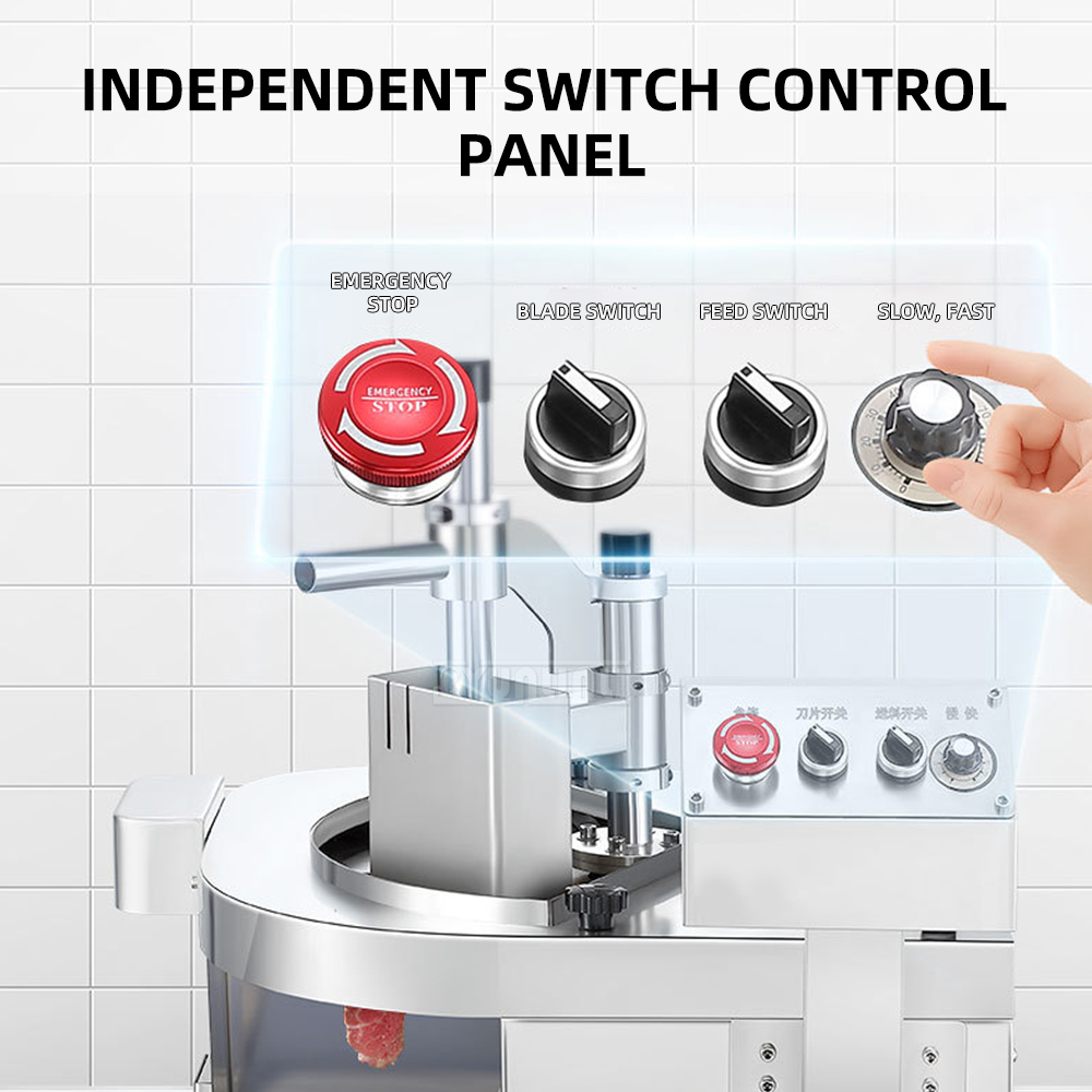 آلة تقطيع اللحوم الطازجة RC-QR - مراجعة Automatic Meat Slicer Home وسعره