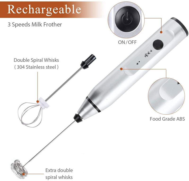 خلاط كهربائي صغير محمول لزبد ا - مراجعة Portable Blender Usb Rechargeable وسعره