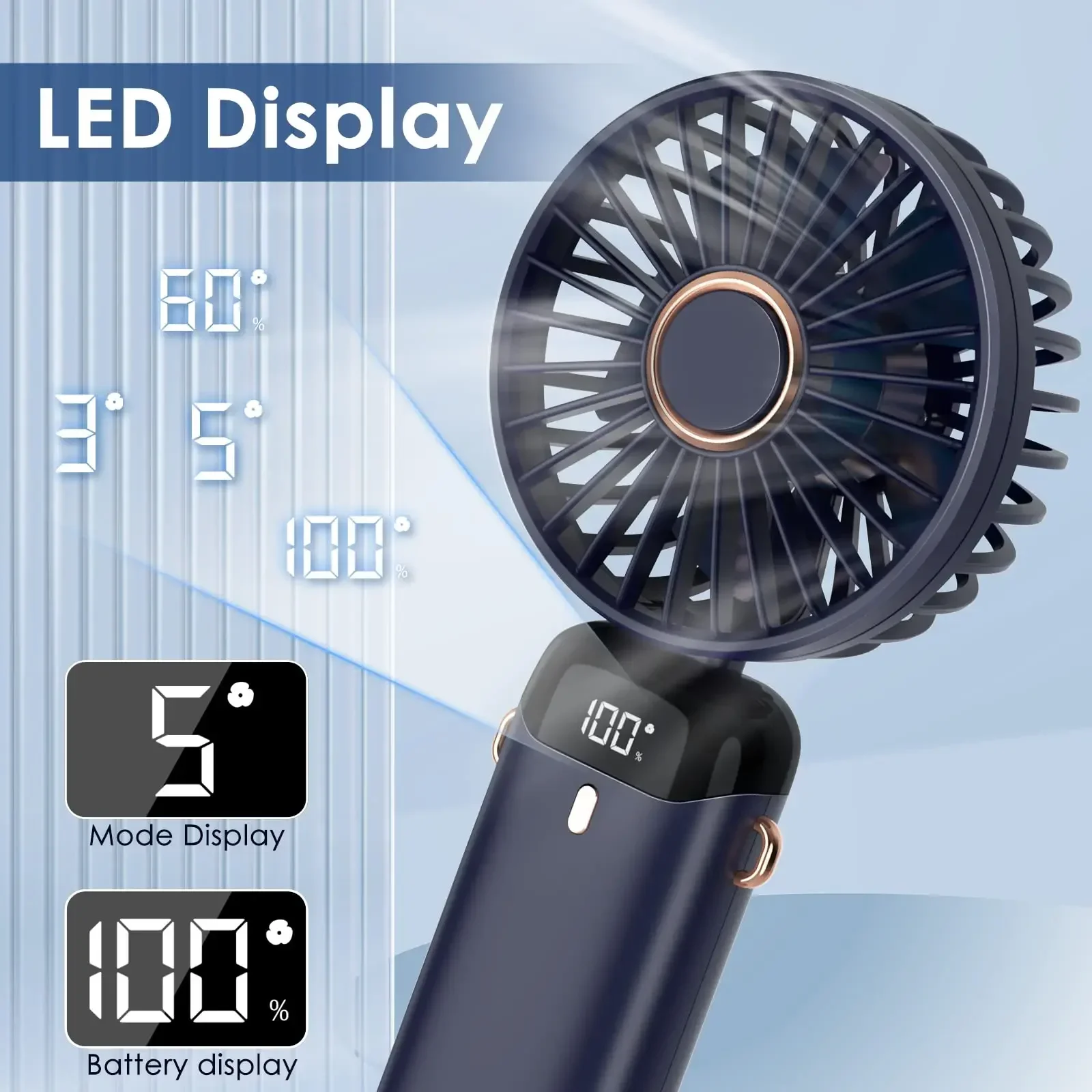 5000mAh يده مروحة صغيرة لاسلكي - مراجعة Portable Blender Usb Rechargeable وسعره