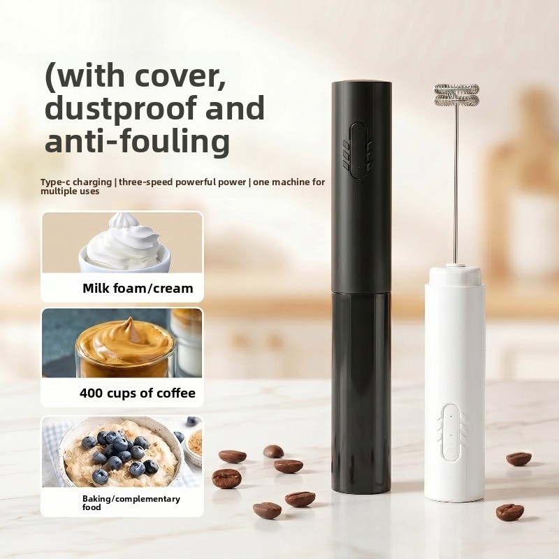 خلاط حليب كهربائي محمول، خفاقة - مراجعة Portable Blender Usb Rechargeable وسعره