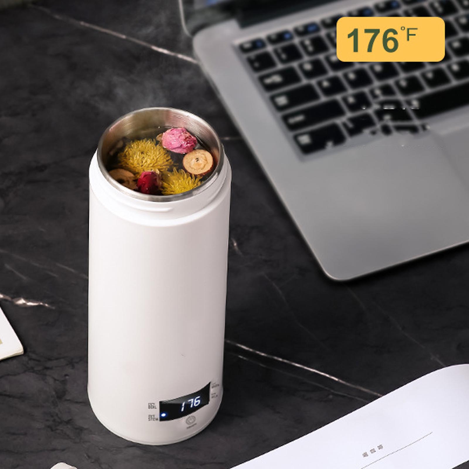 غلاية كهربائية صغيرة محمولة 45 - مراجعة Electric Kettle Temperature Control وسعره