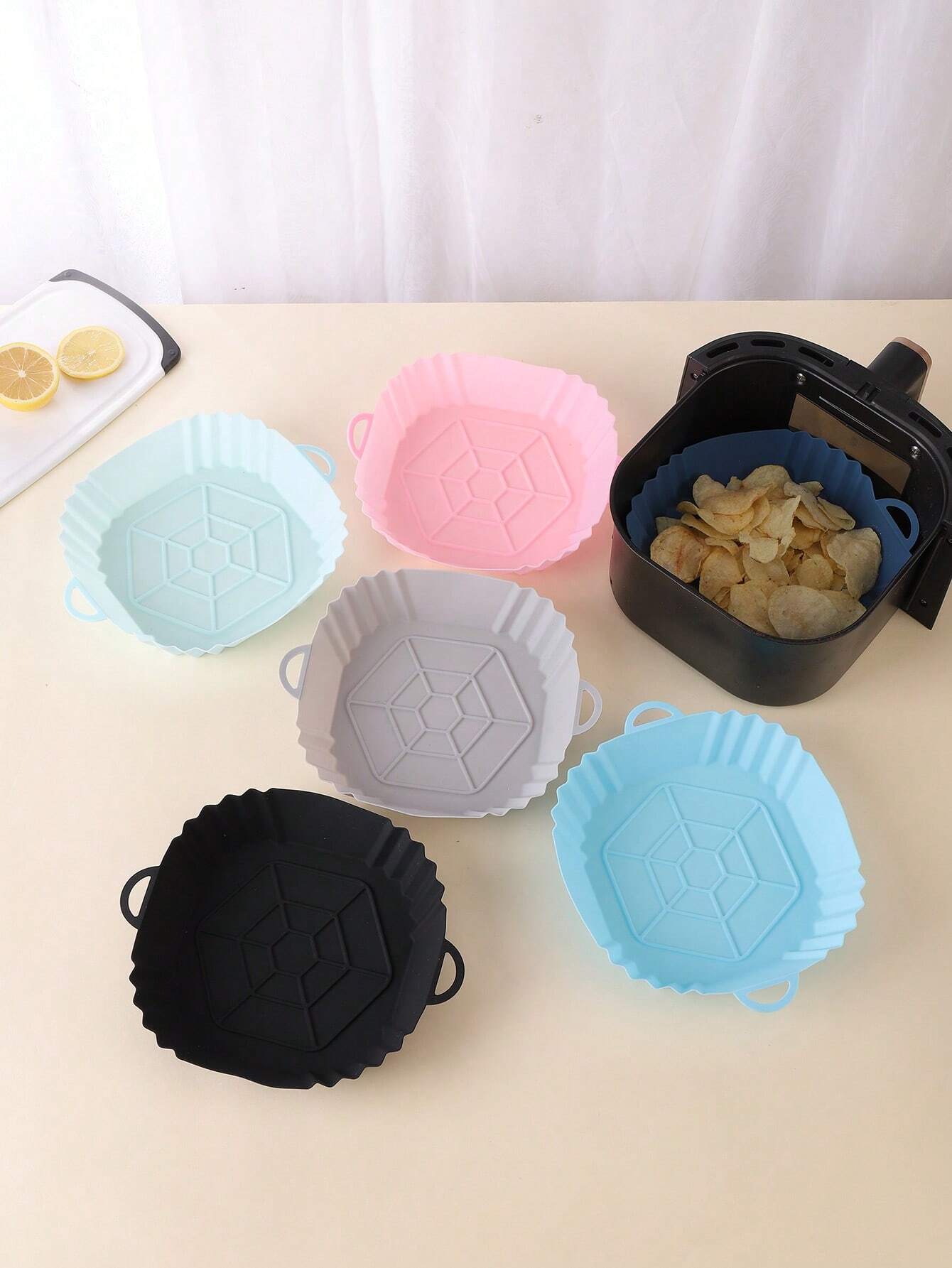 وعاء سيليكون للقلاية الهوائية، - مراجعة Air Fryer Silicone Pot Liner وسعره