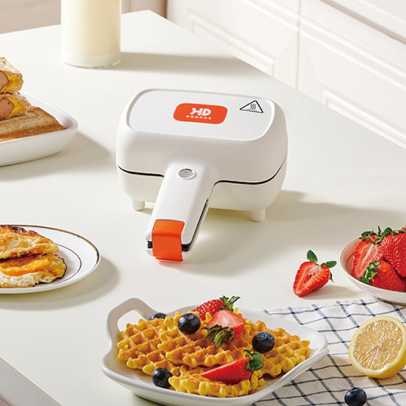 ماكينة ساندويتش كهربائية صغيرة - مراجعة Mini Waffle Maker Machine وسعره