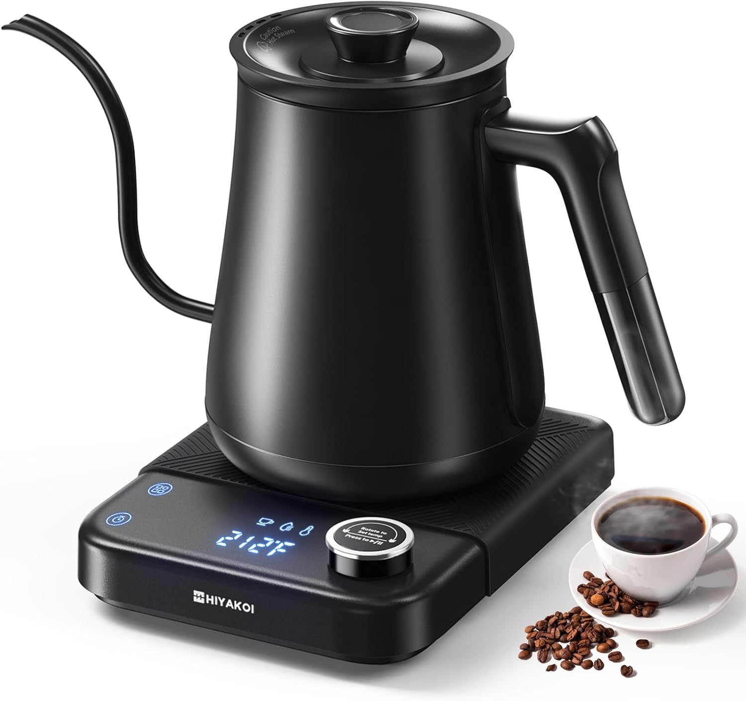 غلاية كهربائية بعنق مرن مع تحك - مراجعة Electric Kettle Temperature Control وسعره
