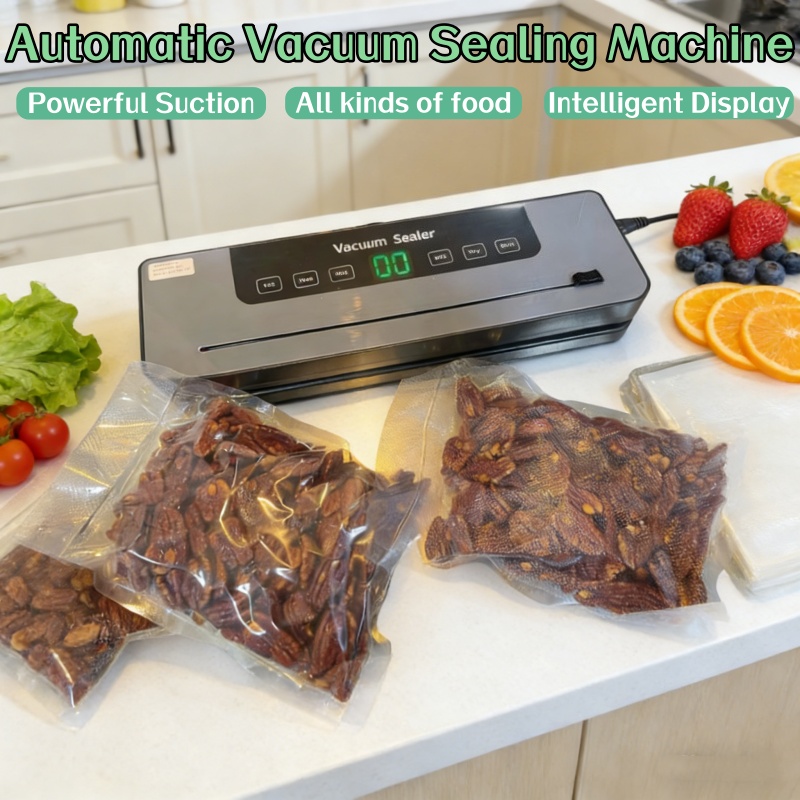 جهاز تغليف بالتفريغ الهوائي كه - مراجعة Food Vacuum Sealer Machine وسعره