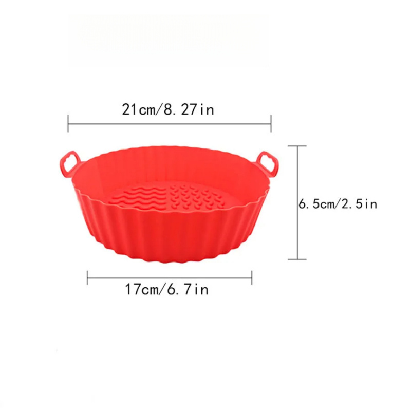 مقلاة هوائية بطانات سيليكون مق - مراجعة Air Fryer Silicone Pot Liner وسعره