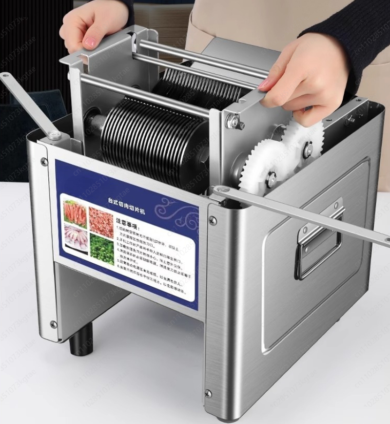 ماكينة تقطيع اللحوم الكهربائية - مراجعة Automatic Meat Slicer Home وسعره